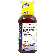 Top Care  nite time cough, cherry flavor  12fl oz