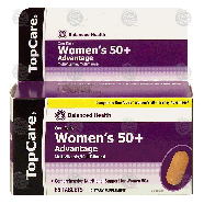 Top Care Women's 50+ advantage; multivitamin/multimineral tablets  65ct
