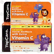 Top Care  children's chewable vitamins with extra vitamin c table 100ct