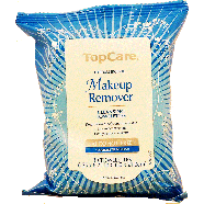 Top Care  makeup remover, hypoallergenic, cleansing towelettes, al 30ct