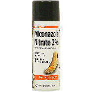 Top Care  antifungal powder spray, miconazole nitrate 2% 4.6oz