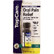 Top Care  oral anesthetic gel, maximum strength 0.5oz