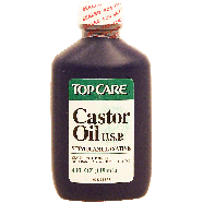 Top Care  castor oil U.S.P., stimulant laxative 4fl oz