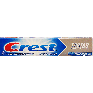 Crest Tartar Protection fluoride anticavity toothpaste, fresh min6.4oz