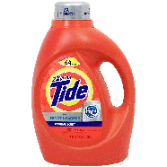 Tide  liquid laundry detergent for h-e (high efficiency), 64 l100fl oz
