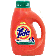 Tide  detergent, mountain spring scent, 32 loads, 2x concentrat50fl oz