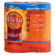 Metamucil 4 in 1 Multi Health orange smooth daily fiber supplement,2pk