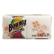 Bounty Select Prints quilted napkins, 1-ply 160ct
