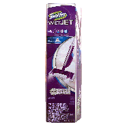 Swiffer Wet Jet starter kit, power mop with scrubbing strip cleans1pkg