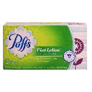 Puffs Plus Lotion lotion white facial tissue 124ct