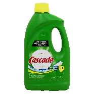 Cascade  liquid dishwasher detergent with the power of clorox, lem 75oz