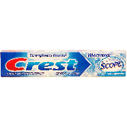 Crest  fluoride anticavity toothpaste, whitening plus scope cool 6.2oz