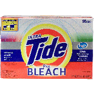 Tide Ultra original scent powder laundry detergent plus bleach, h171oz