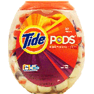 Tide Pods laundry detergent capsules with stain remover and bright90ct