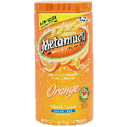 Metamucil  fiber laxative/supplement, sugar free, orange flav23.3fl oz