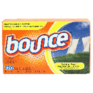 Bounce  fabric softener dryer sheets outdoor fresh  120ct