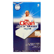 Mr. Clean Magic Eraser original cleaning pad, erases marks on walls 4ct