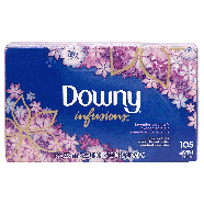 Downy infusions fabric softener dryer sheets, lavender serenity s 105ct