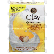 Olay Moisture Outlast ultra moisture with shea butter, soap bars  4pk