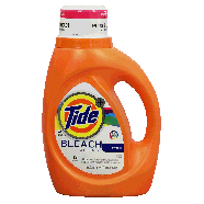 Tide  detergent plus bleach alternative, orignal scent, 24 load46fl oz