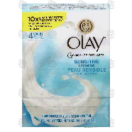 Olay Moisture Outlast soap bars, sensitive, unscented  4pk