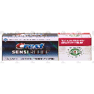 Crest Sensi-Relief toothpaste for sensitive teeth and cavity prev 4.1oz