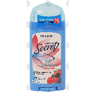 Secret  invisible solid, antiperspirant/deodorant, berry fresh  2.6oz