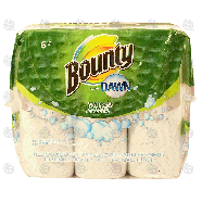 Bounty Water Activated paper towel rolls with Dawn  6pk