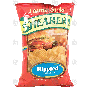 Shearer's  homestyle rippled potato chips  10oz