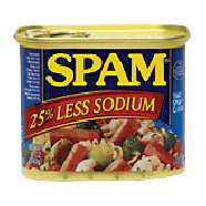 Spam Canned Meat 25% Less Sodium 12oz