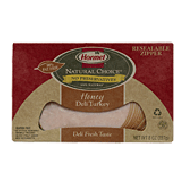 Hormel Natural Choice honey deli turkey, resealable zipper 8oz