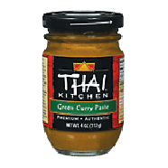 Thai Kitchen  green curry paste; authentic thai cuisine 4oz
