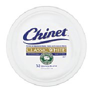 Chinet Classic Paper Plates Dinner  White 10.375 32ct