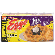 Kellogg's Eggo thick & fluffy blueberry cobbler waffles, 6 coun11.6-oz