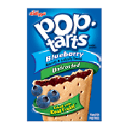 Kellogg's Pop-tarts blueberry toaster pastries, unfrosted, 8-cou14.7oz