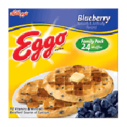 Kellogg's Eggo blueberry waffles, 24 count 29.6-oz