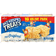 Kellogg's Rice Krispies Treats the original, crispy marshmallow sq16ct