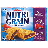Kellogg's Nutri-Grain mixed berry soft baked breakfast bars, 8-b10.4oz