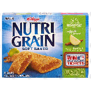 Kellogg's Nutri-Grain apple cinnamon soft baked breakfast bars, 10.4oz
