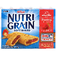 Kellogg's Nutri-Grain soft baked strawberry breakfast bars 8ct
