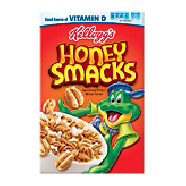 Kellogg's Honey Smacks sweetened puffed wheat cereal 15.3oz