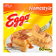 Kellogg's Eggo homestyle waffles, 60 waffles, 6 - 10 count bags74.1-oz