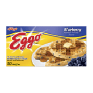 Kellogg's Eggo blueberry waffles, 10 count 12.3-oz