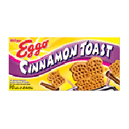Kellogg's Eggo cinnamon toast waffles, 10 sets of 4 waffles 10.75-oz