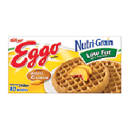 Kellogg's Eggo nutri-grain, low fat whole grain waffles, 10 cou12.3-oz