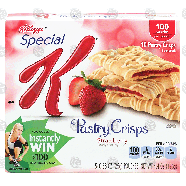 Kellogg's Special K pastry crisps; strawberry, 100 calories per p4.4oz