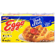 Kellogg's Eggo thick & fluffy original recipe waffles, 6 count 11.6-oz