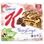 Kellogg's Special K pastry crisps; chocolatey delight, 100 calori4.4oz