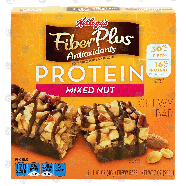 Kellogg's Fiber Plus protein, mixed nut chewy bars with antioxidant7oz