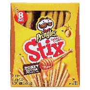 Pringles Stix honey butter flavor baked snack sticks, 8 pack  4.88oz